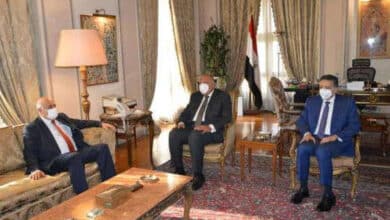 وزير الخارجية "سامح شكري" يستقبل أمين سر اللجنة المركزية لحركة "فتح"