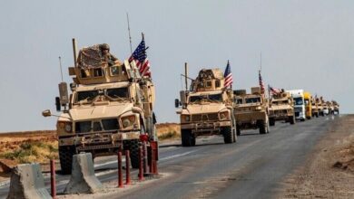 قافلة عسكرية أمريكية تصل من العراق إلى الأراضي السورية