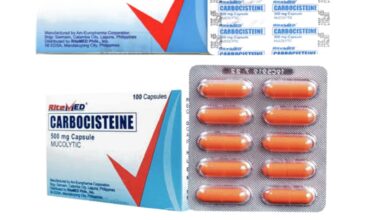 دواء كاربوسيستين دواعي الاستخدام والآثار الجانبية