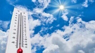 هيئة الأرصاد الجوية تشير بوجود نشاط رياحي وارتفاع بدرجات الحرارة غدا بمصر