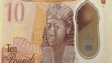 طرح العشرة جنيهات البلاستيكية الجديدة من البنك المركزي المصري