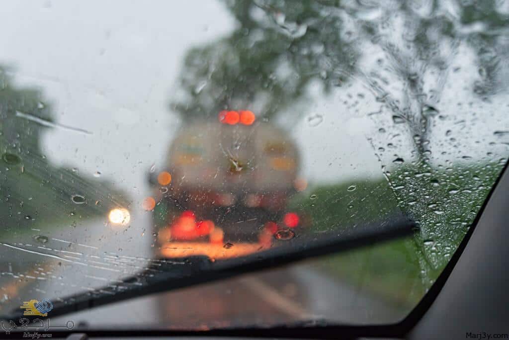 تأثير الأمطار علي السيارة 