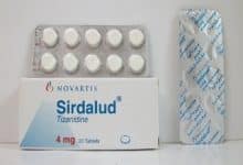 موانع استعمال دواء سيردالود sirdalud 