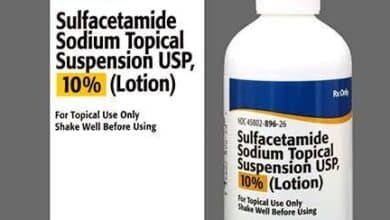 دواء سلفاسيتاميد Sulfacetamide دواعي الاستعمال والآثار الجانبية