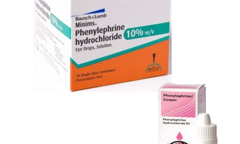 فينيليفرين Phenylephrine دواعي استعماله والآثار الجانبية والجرعة