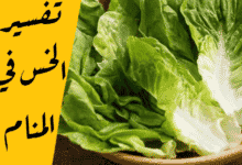 الخس في المنام