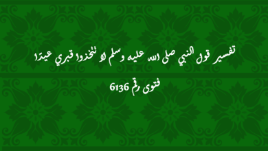 تفسير قول النبي صلى الله عليه وسلم لا تتخذوا قبري عيدًا