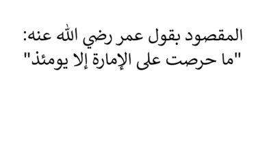 معنى قول ما حرصت على الإمارة إلا يومئذ