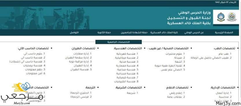 التخصصات المطلوبة في جامعة الملك خالد