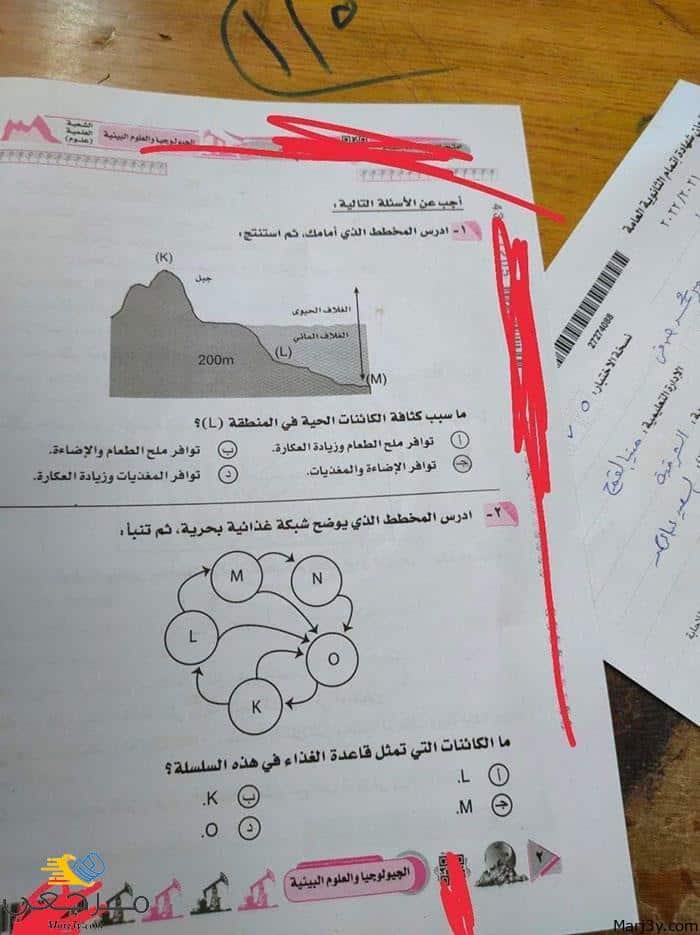 استمرار تسريب امتحانات الثانوية العامة