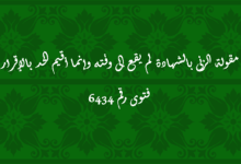 مقولة الزنى بالشهادة لم يقع إلى وقته وإنما أقيم الحد بالإقرار