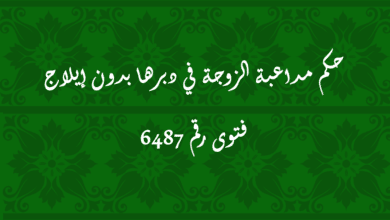 حكم مداعبة الزوجة في دبرها بدون إيلاج