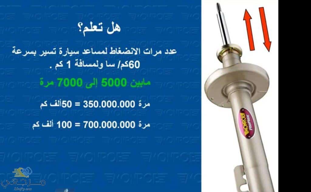 ماهو دور ممتص الصدمات في السيارة