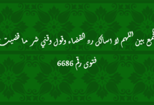 الجمع بين اللهم لا اسألك رد القضاء وقول وقني شر ما قضيت