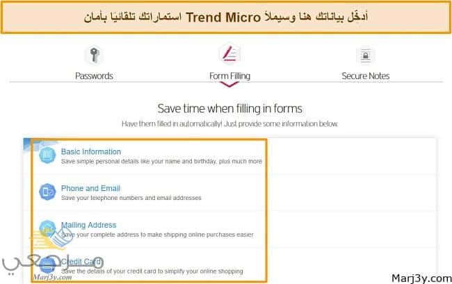 مميزات برنامج TrendMicro