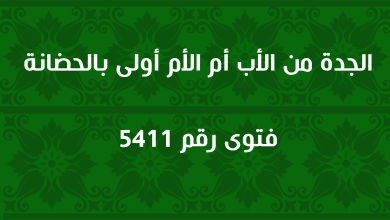 الجدة من الأب أم الأم أولى بالحضانة