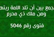 الجمع بين أن تلد الامة ربتها ومن ملك ذي محرم