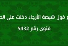 حكم قول شبهة الأرجاء دخلت على الصحابة