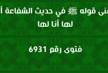 معنى قوله ﷺ في حديث الشفاعة أنا لها أنا لها