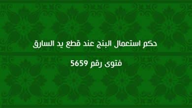 حكم استعمال البنج عند قطع يد السارق