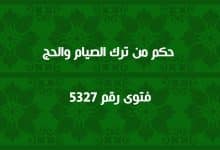 حكم من ترك الصيام والحج