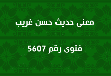 معنى حديث حسن غريب