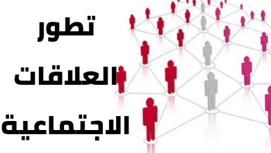 تطور العلاقات الاجتماعية مصغرة