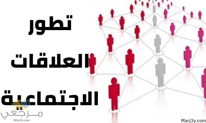 تطور العلاقات الاجتماعية مصغرة