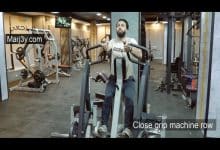 تمرين سحب ضيق بالجهاز Close Grip Machine Row