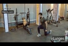 تمرين الطعن Lunges