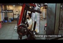 تمرين سحب ظهر ماسكة مقلوبة Reverse Grip Machine Row