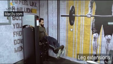 تمرين مرجحة رجل أمامي Leg Extensions