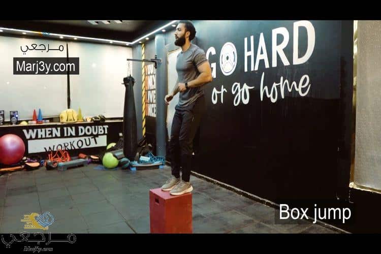 تمرين القفز باستخدام الصندوق Box jump