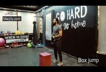 تمرين القفز باستخدام الصندوق Box jump