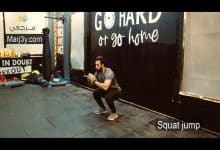 تمرين قفز سكوات squat jump